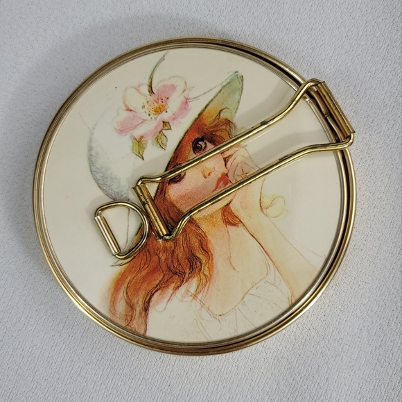 Vtg Fair-Lady Stow-A-Way Make Up Mirror - Japan - Picture 7 of 16